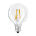LED globepære filament G95 E27 3,8W 2700K klar OSRAM forfra