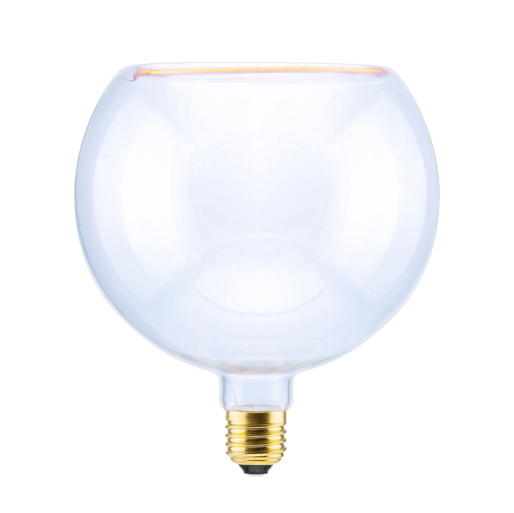 LED globepære G200 E27 5W klar dimbar 2200K - SEGULA forfra