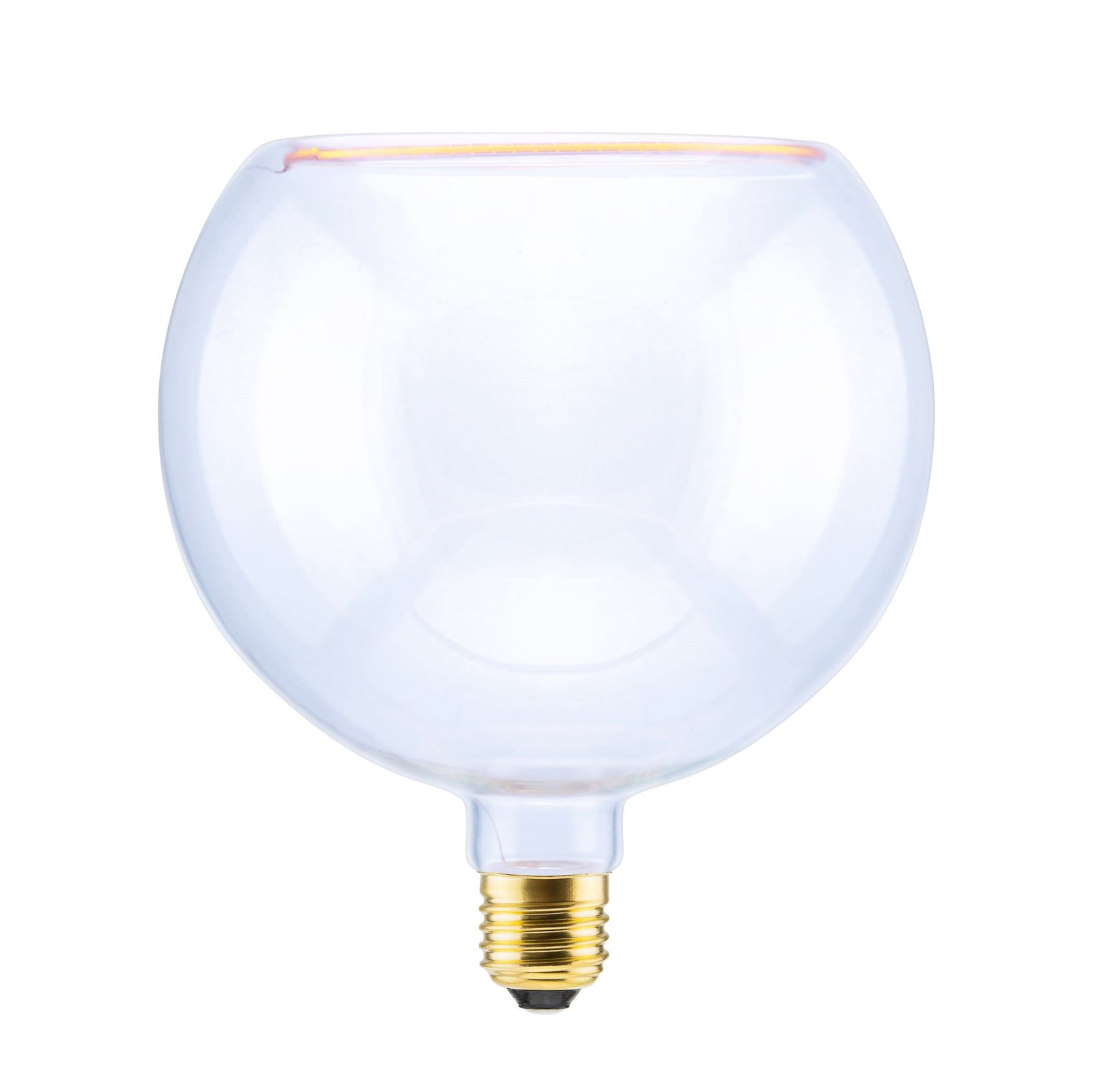 LED globepære G200 E27 5W klar dimbar 2200K - SEGULA forfra