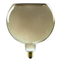LED-globepære G200 E27 6W 1900K dimbar røykfarget forfra