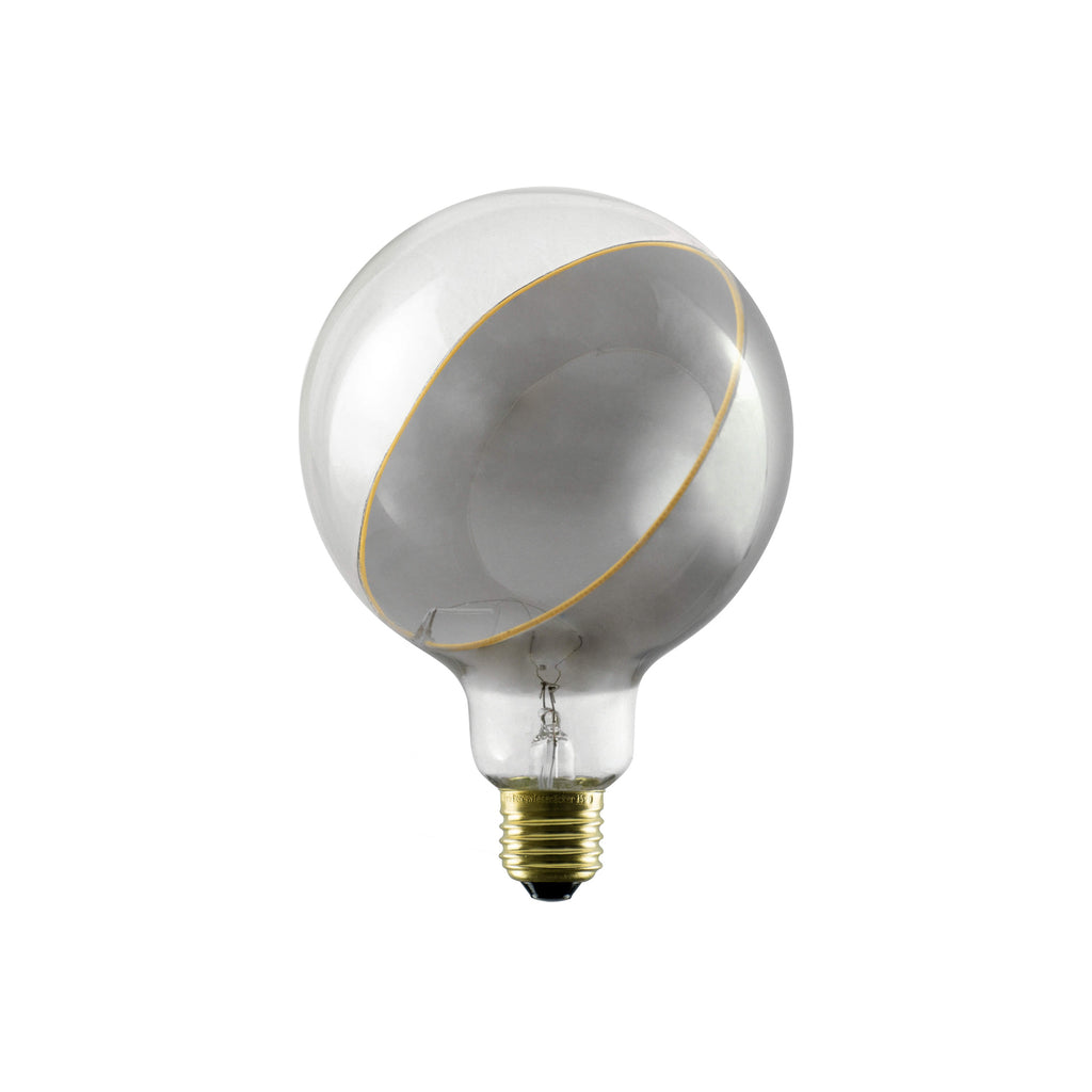 LED globepære Illusion G95 E27 5W 2200K røyk/klar dimbar forfra