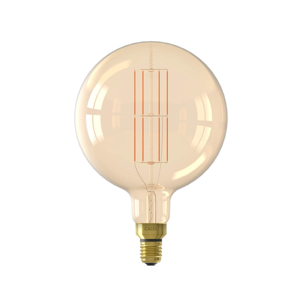 LED globepære Megaglobe G200 E27 10,5W 1100lm dimbar gull bakside