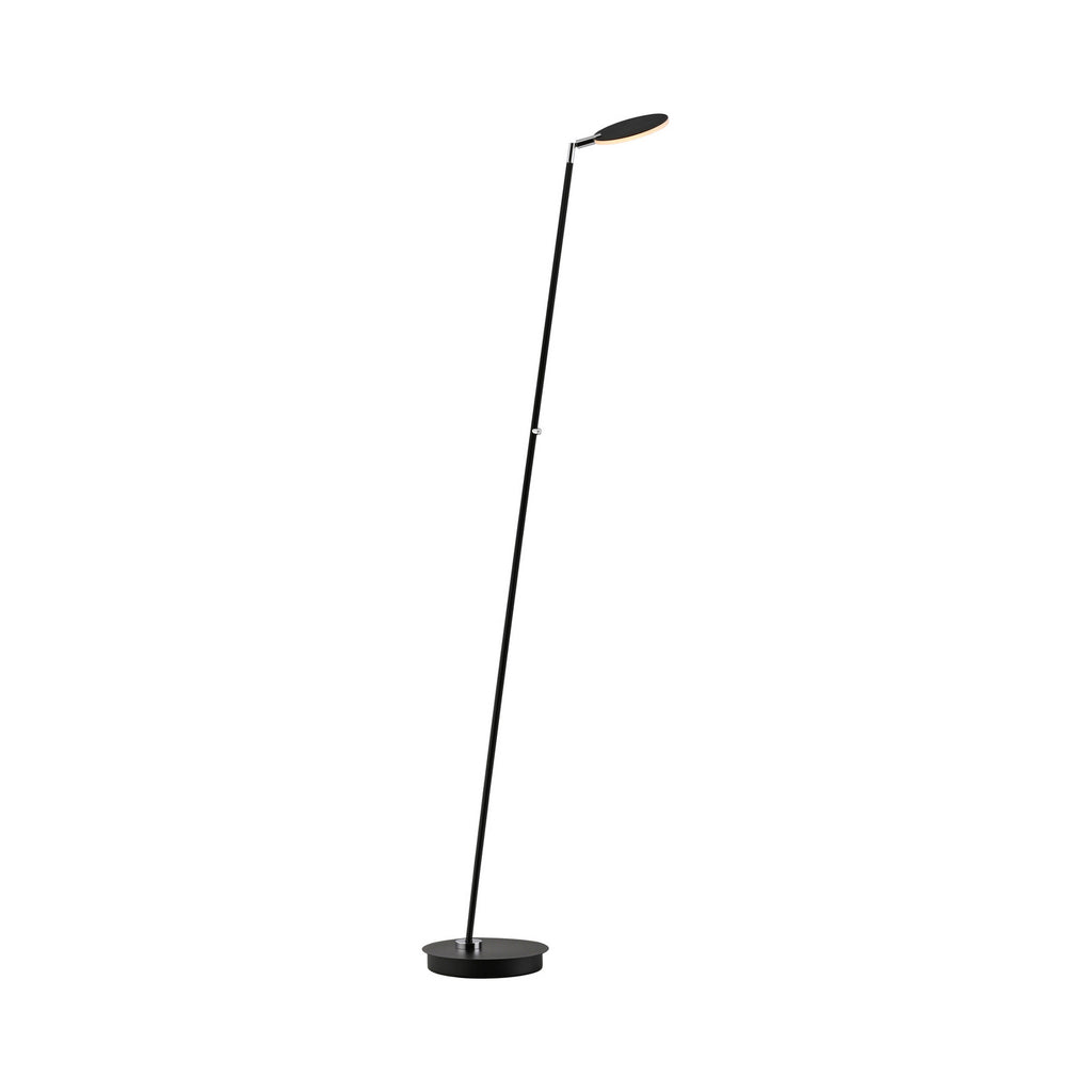 LED gulvlampe Akku-Bente dimbar svart CCT USB-C Paul Neuhaus montert