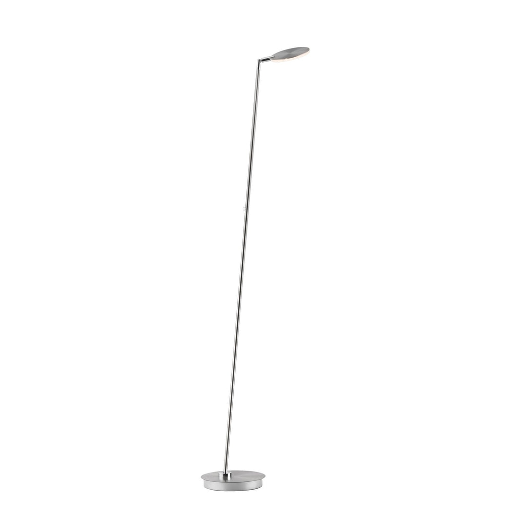 LED gulvlampe Akku-Bente oppladbar grå CCT USB-C montert i rom
