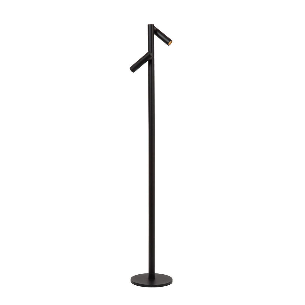 LED gulvlampe Antrim oppladbar svart detalj av spot