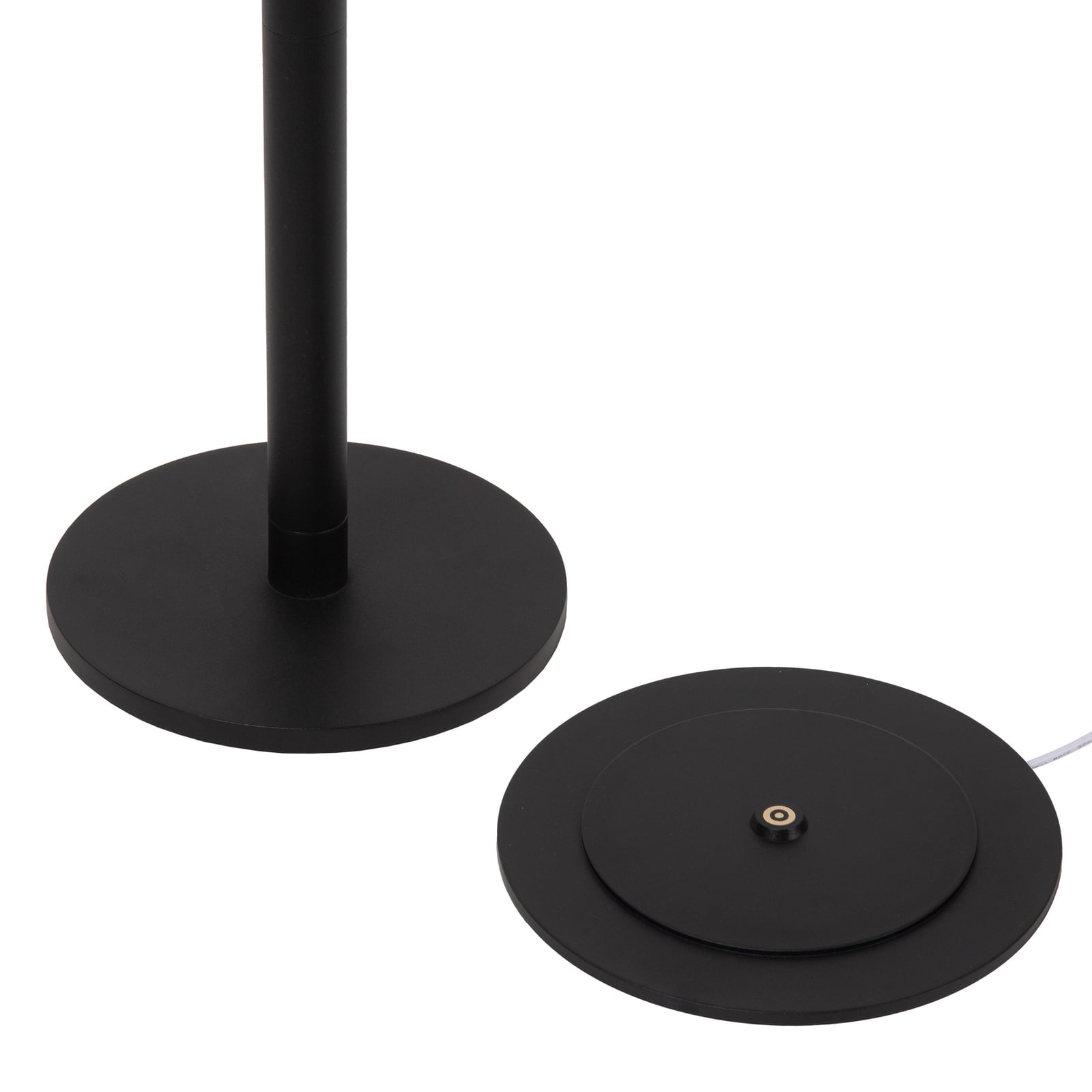 LED gulvlampe Antrim oppladbar svart USB-kabel