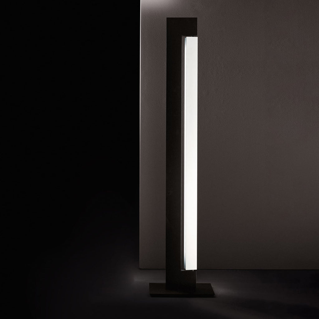 LED gulvlampe Ara dim-to-warm antrasitt aluminium 178 cm forfra
