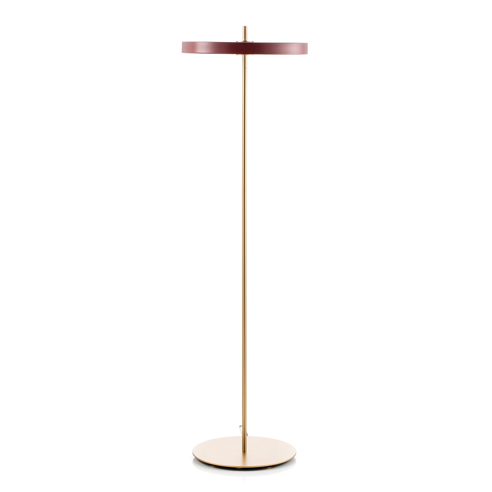LED gulvlampe Asteria Floor dimbar rubinrød bakside