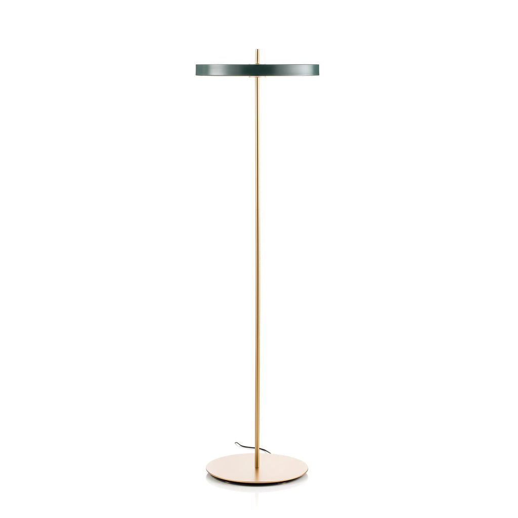 LED gulvlampe Asteria Floor skoggrønn dimbar detalj av skjerm
