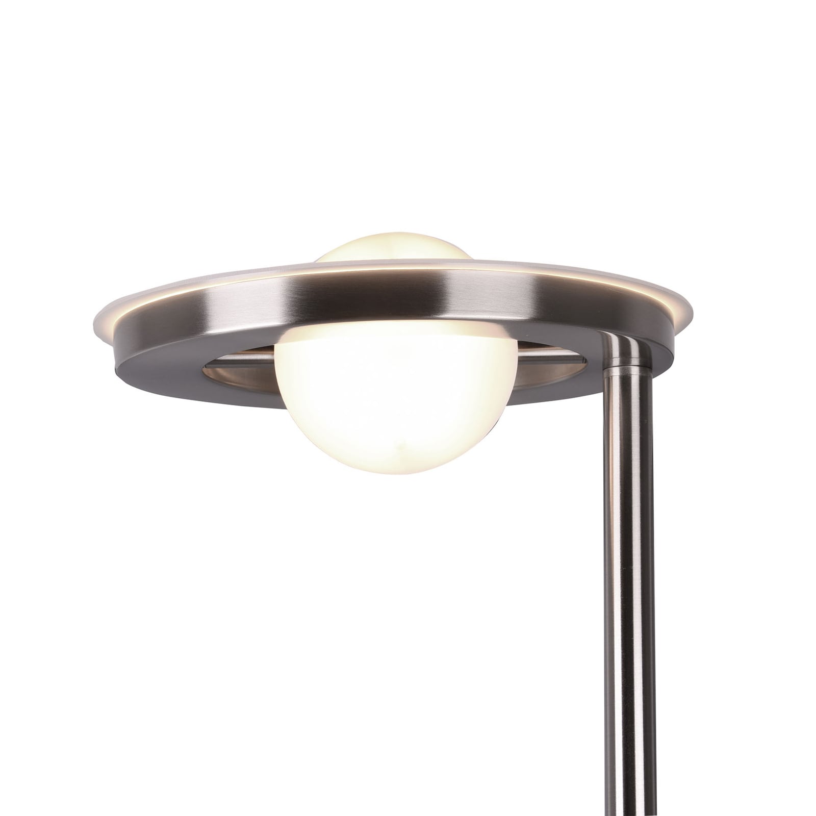 Nærbilde av leselys på LED gulvlampe Barrie