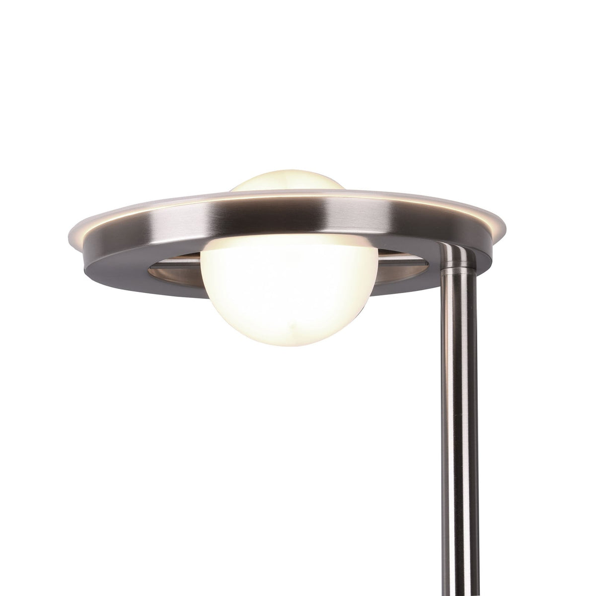 Nærbilde av leselys på LED gulvlampe Barrie