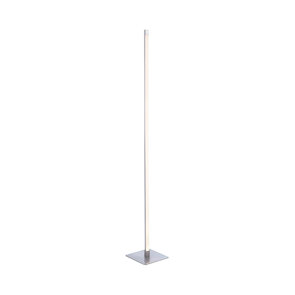 LED gulvlampe Bella dimbar med berøringsdimmer stål 150 cm montert i stue