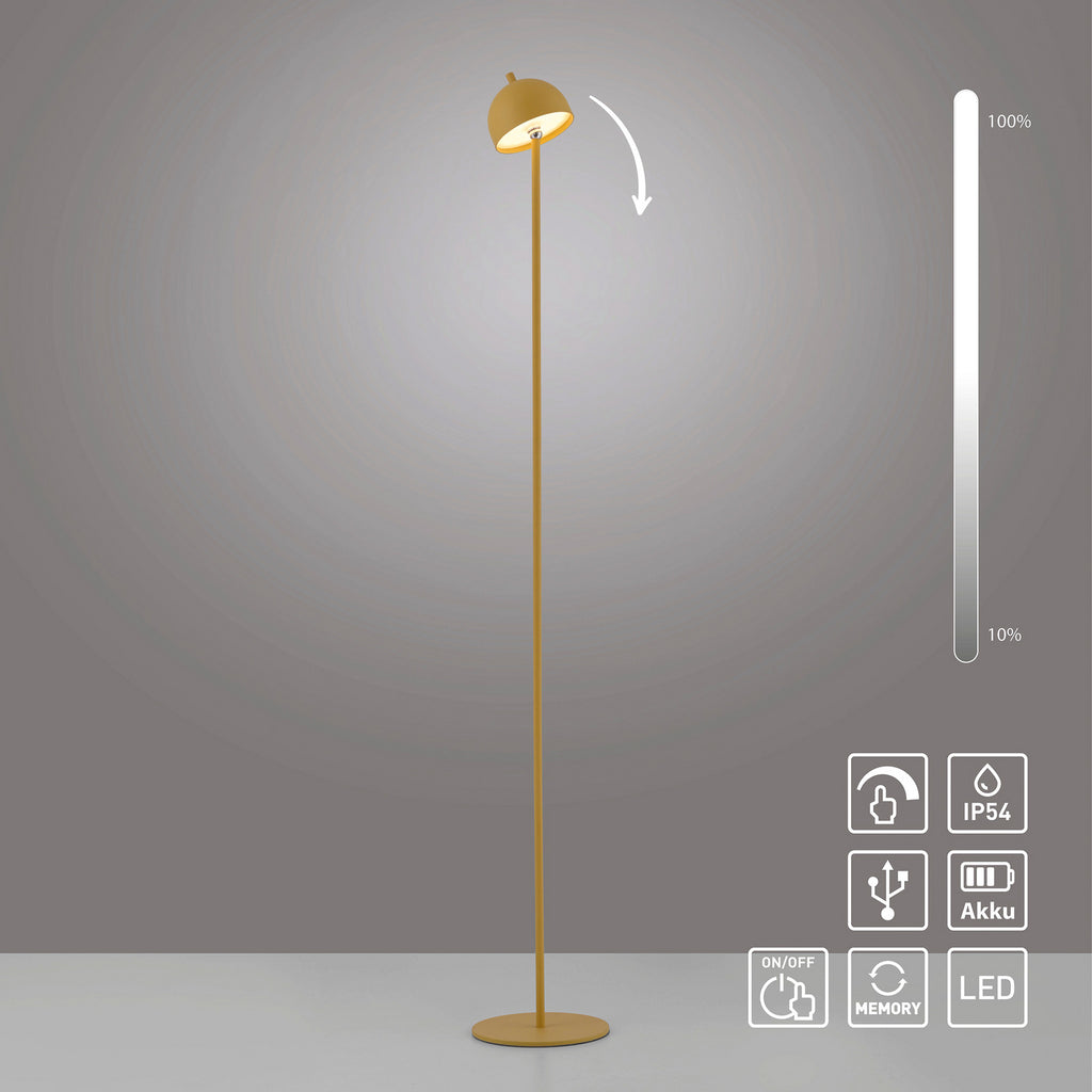 LED gulvlampe Bellies med justerbar høyde