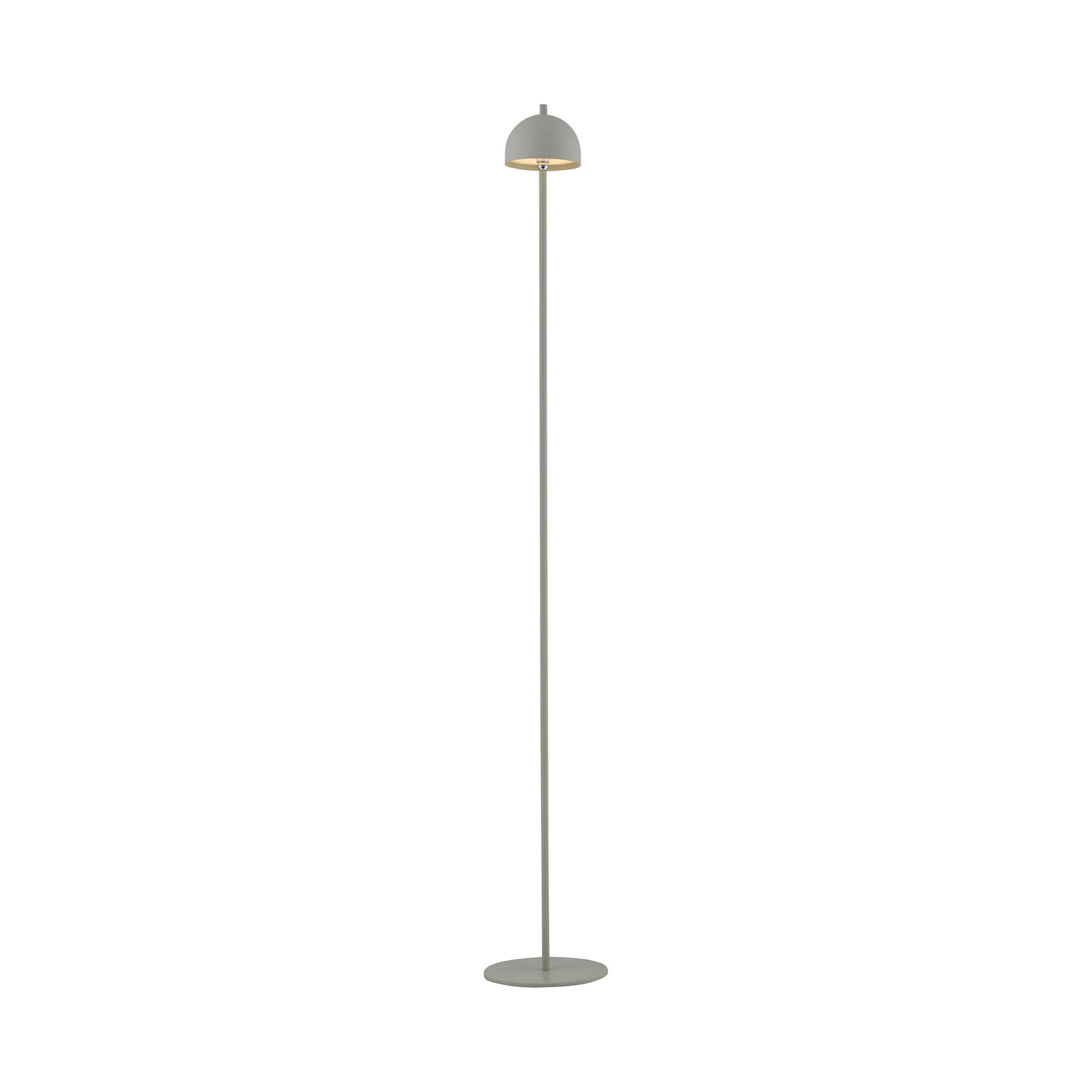 LED gulvlampe Bellies oppladbar dimbar IP54 H126 cm bakside