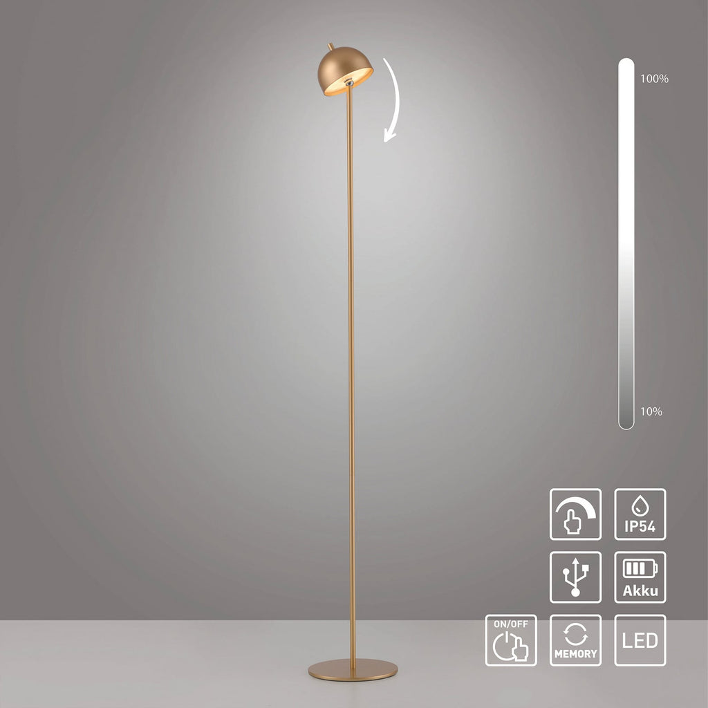 LED gulvlampe Bellies med silikonring for myk bakgrunnsbelysning
