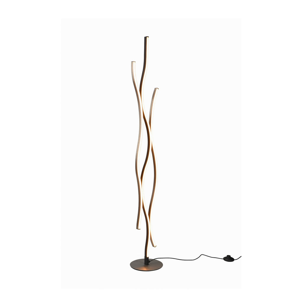 LED gulvlampe Blaze dimbar CCT aluminium 138 cm forfra