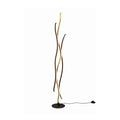 LED gulvlampe Blaze dimbar CCT messing 138 cm forfra