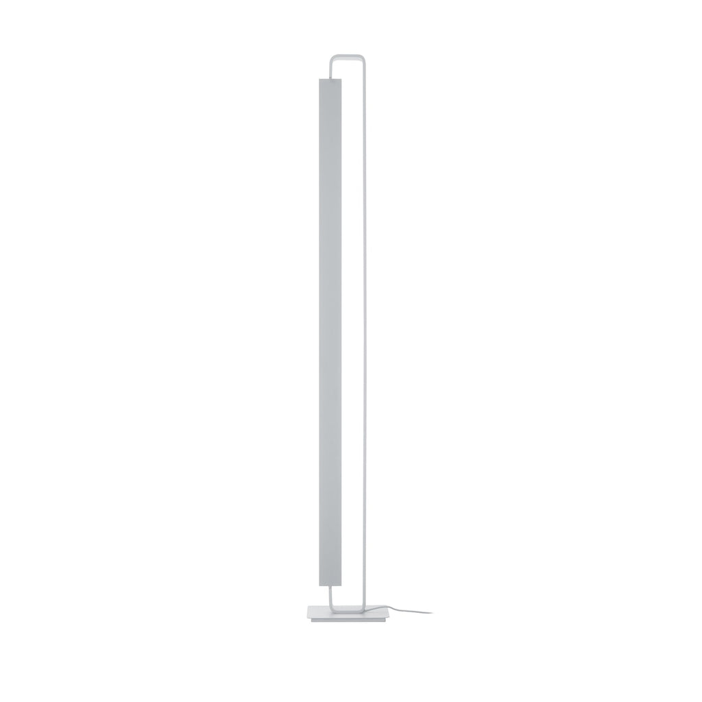 LED gulvlampe Box dreibar dimbar eloksert aluminium H120 cm bakside