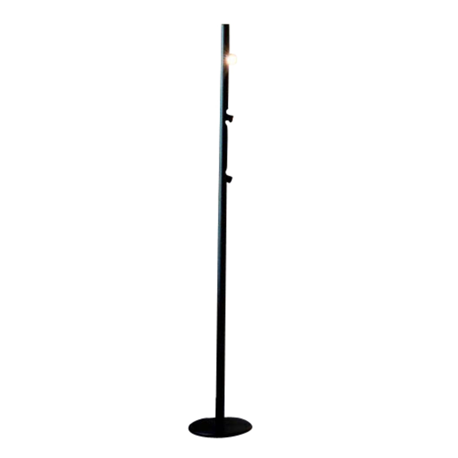 LED gulvlampe Calabrone 3-spots svart aluminium 170 cm bakside