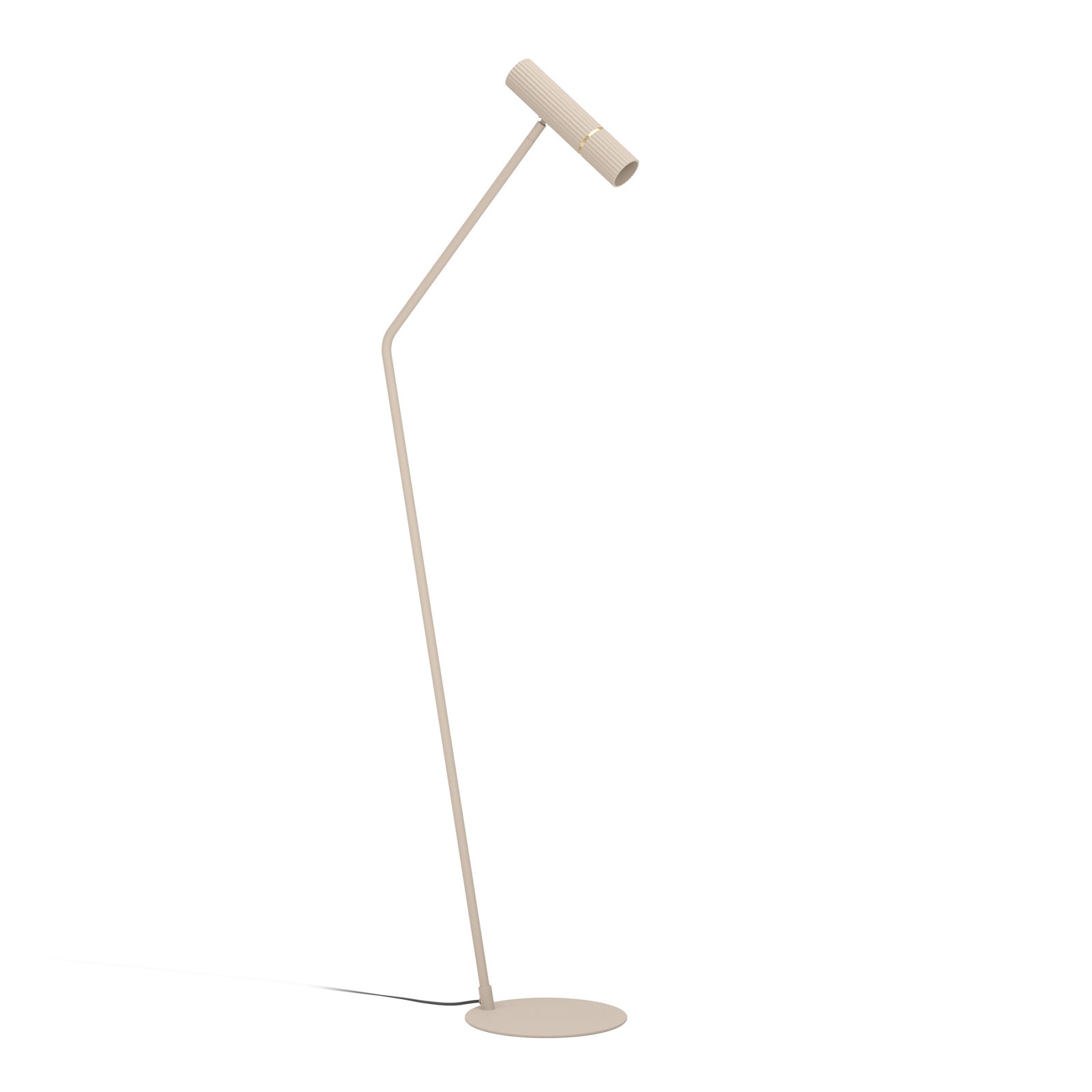 LED gulvlampe Caminia stål sandfarget 158,5 cm bakside