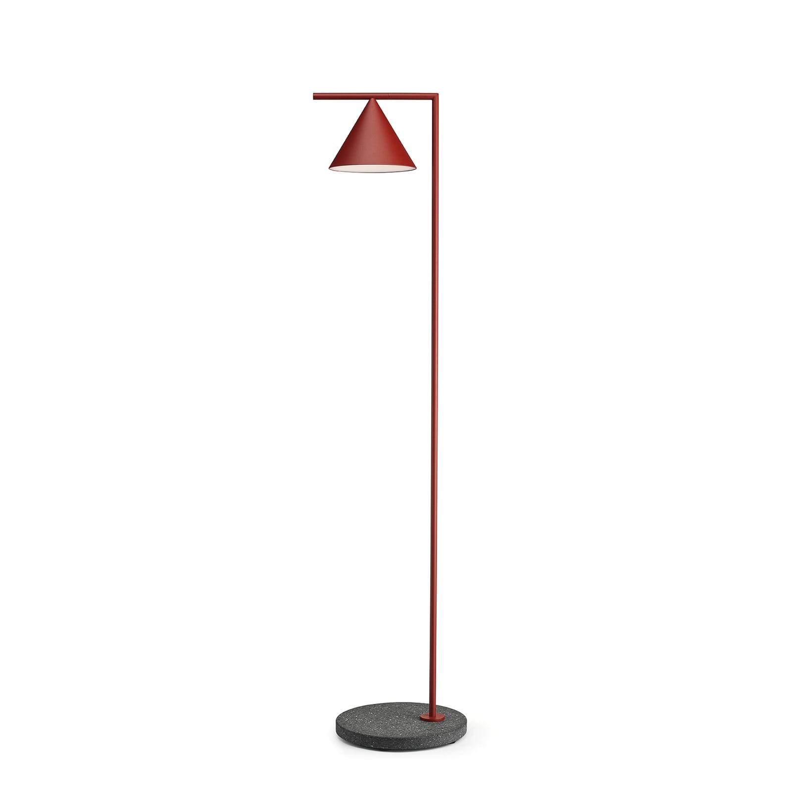 LED gulvlampe Captain Flint 4000K rød/svart for utebruk med dimmer