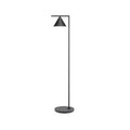 LED gulvlampe Captain Flint 2700K svart IP65 dimbar forfra