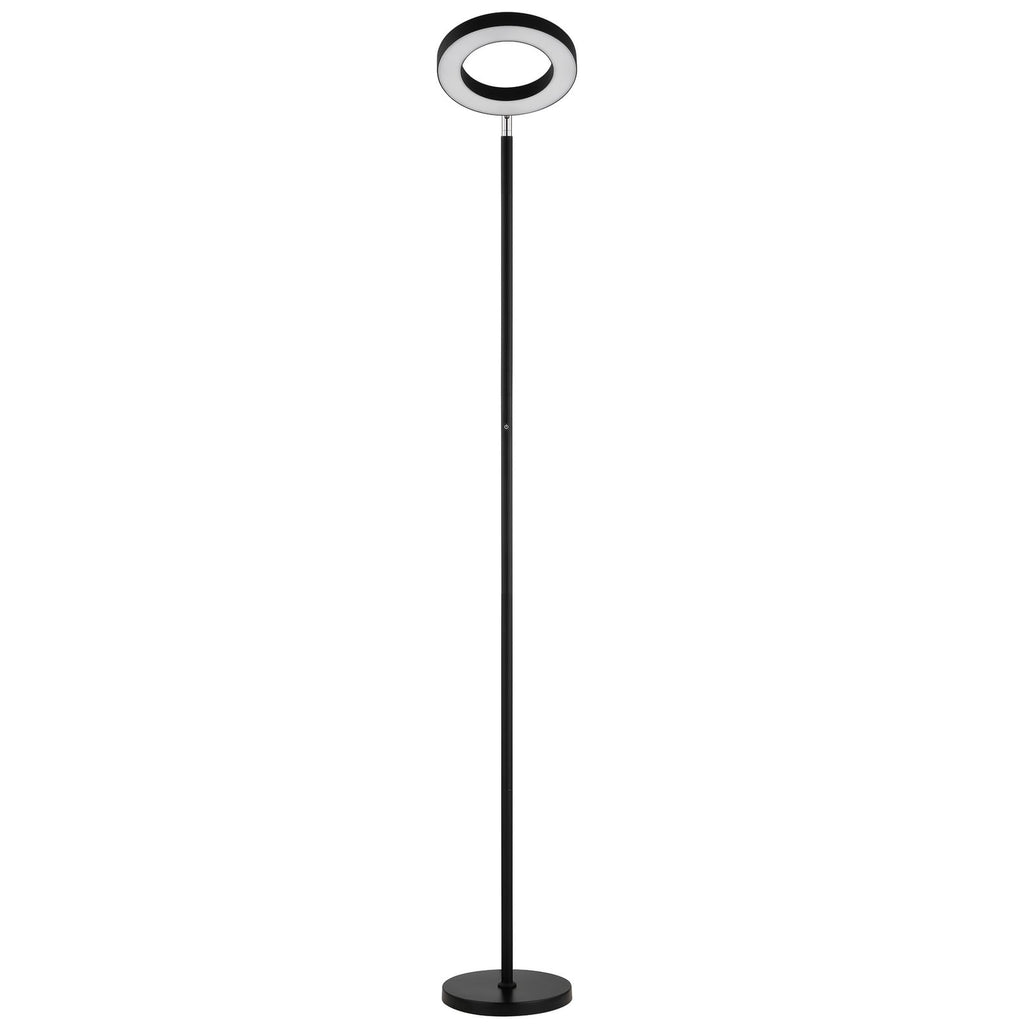 Oversikt av LED gulvlampe Cilian RGBW CCT dimbar Zigbee svart