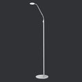 LED gulvlampe Cobra matt nikkel CCT dimbar 6W forfra