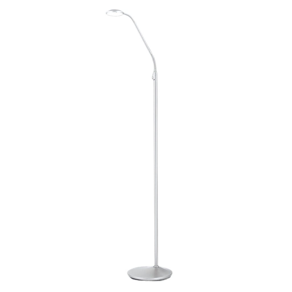 LED gulvlampe Cobra matt nikkel CCT dimbar 6W fotdetalj