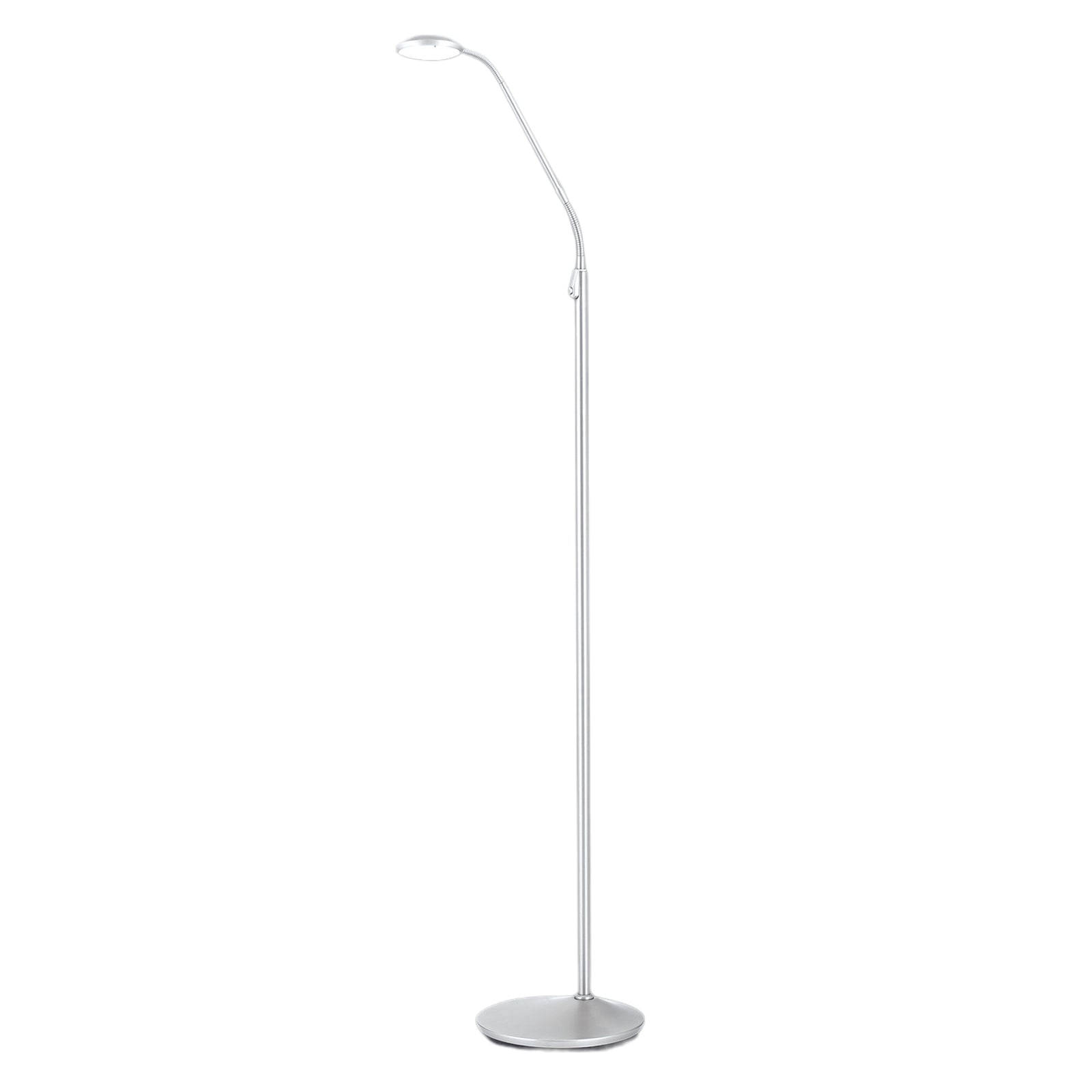 LED gulvlampe Cobra matt nikkel CCT dimbar 6W fotdetalj