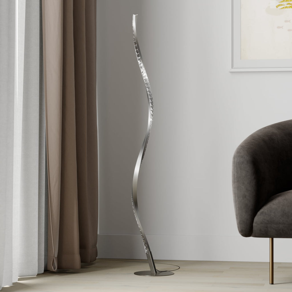 LED gulvlampe Criostal RGBW dimbar med fjernkontroll detalj