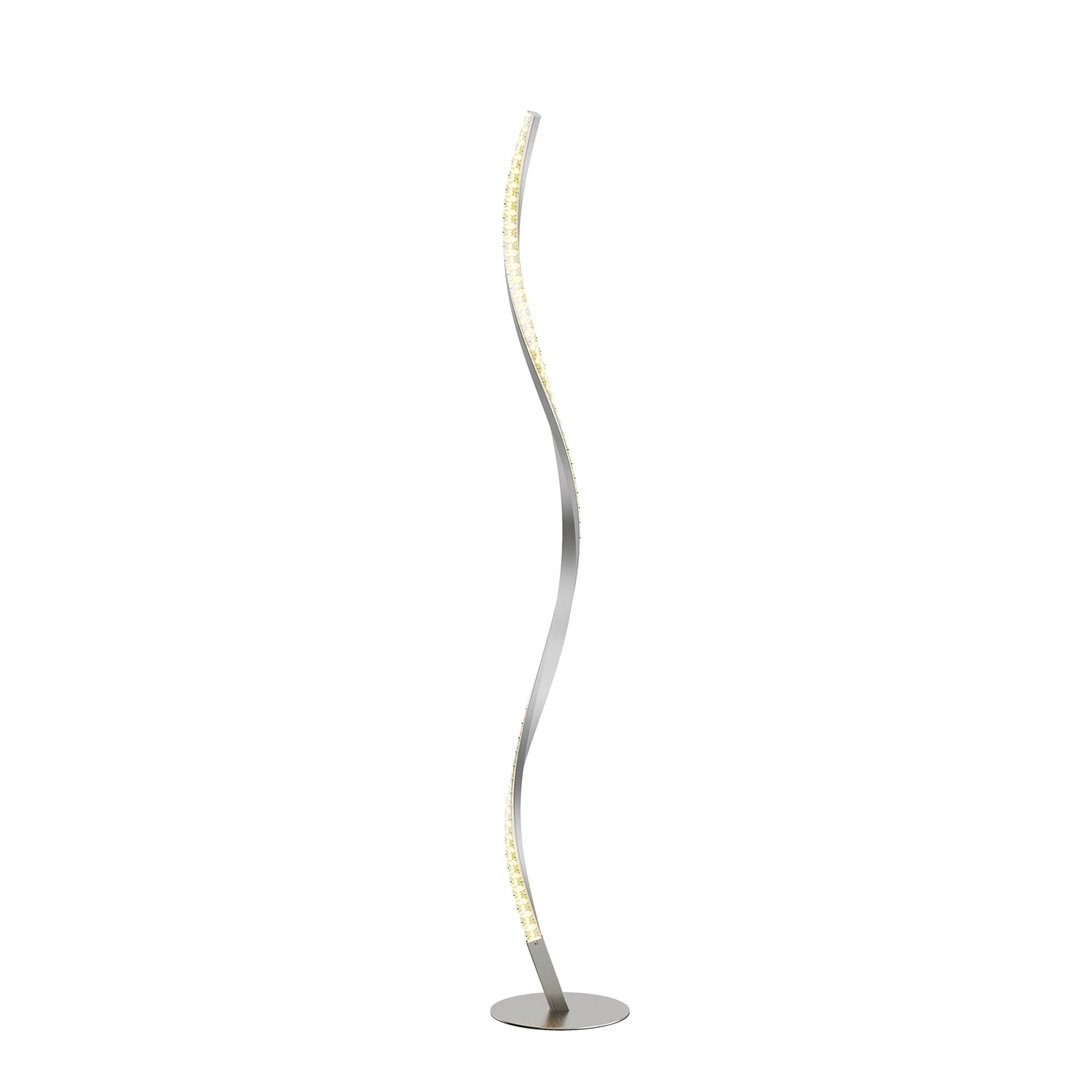 LED gulvlampe Criostal RGBW dimbar med fjernkontroll lysmodus