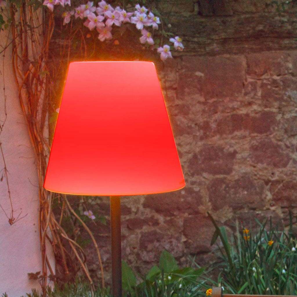 LED gulvlampe Danna dimbar RGB fjernkontroll IP44 bakside