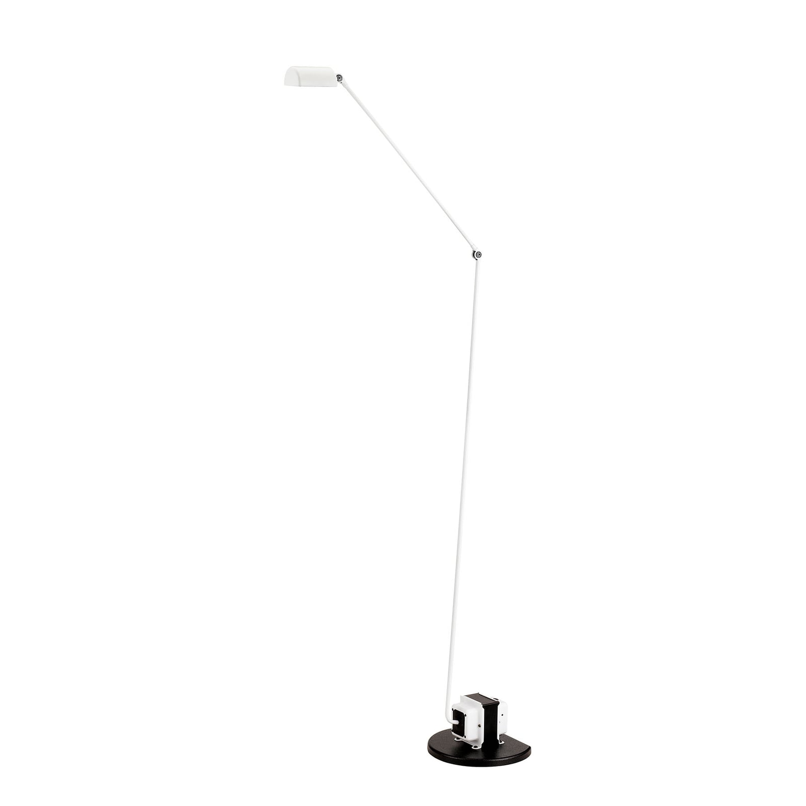 LED gulvlampe Daphine dimbar hvit matt 3000K 9W fra Lumina sett forfra