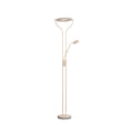 LED gulvlampe Davos med leselys dimbar CCT 180 cm sand forfra