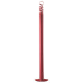 LED gulvlampe Decomposé rød aluminium 180 cm forfra