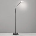 LED gulvlampe Dent dimbar CCT svart 150 cm 6W forfra