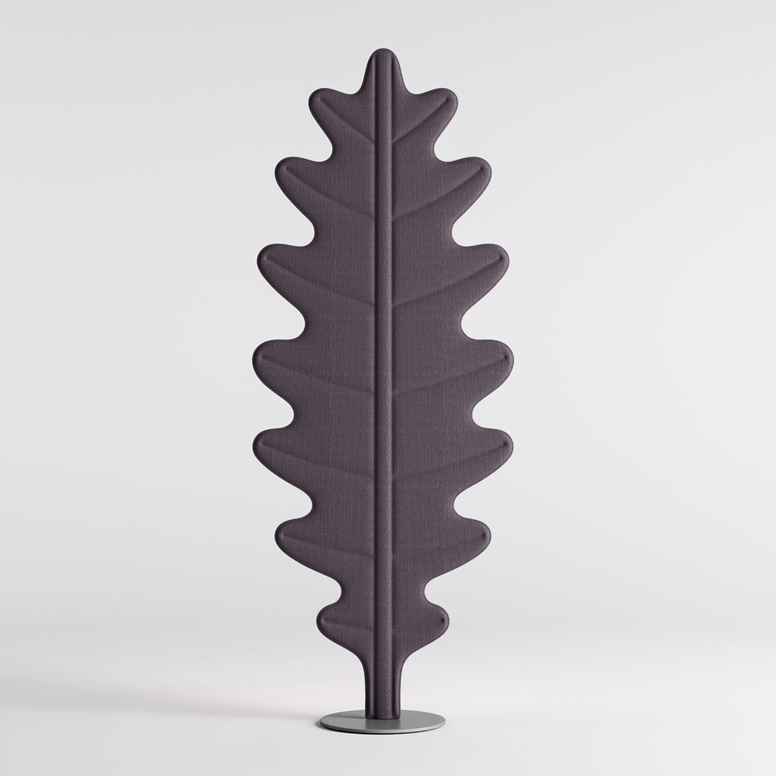 LED gulvlampe Eden Oak dimbar grå tekstil forfra