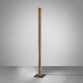 LED gulvlampe Elis dimbar eik/svart 148 cm forfra