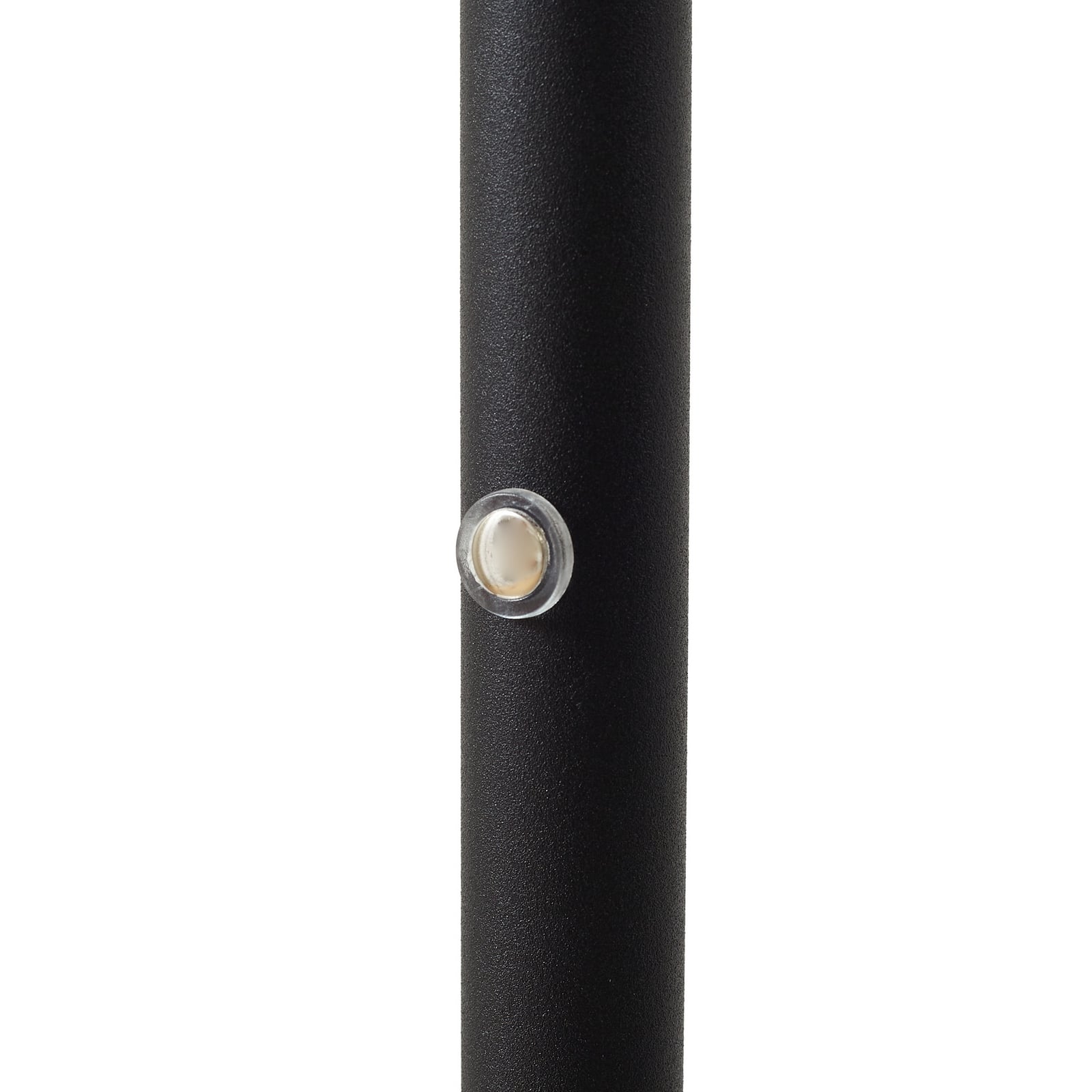 LED gulvlampe Elvyn oppladbar høydejusterbar svart justerbar høyde