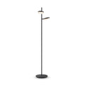 LED gulvlampe Fad dimbar dreibar svart/hvit 145 cm 12W forfra