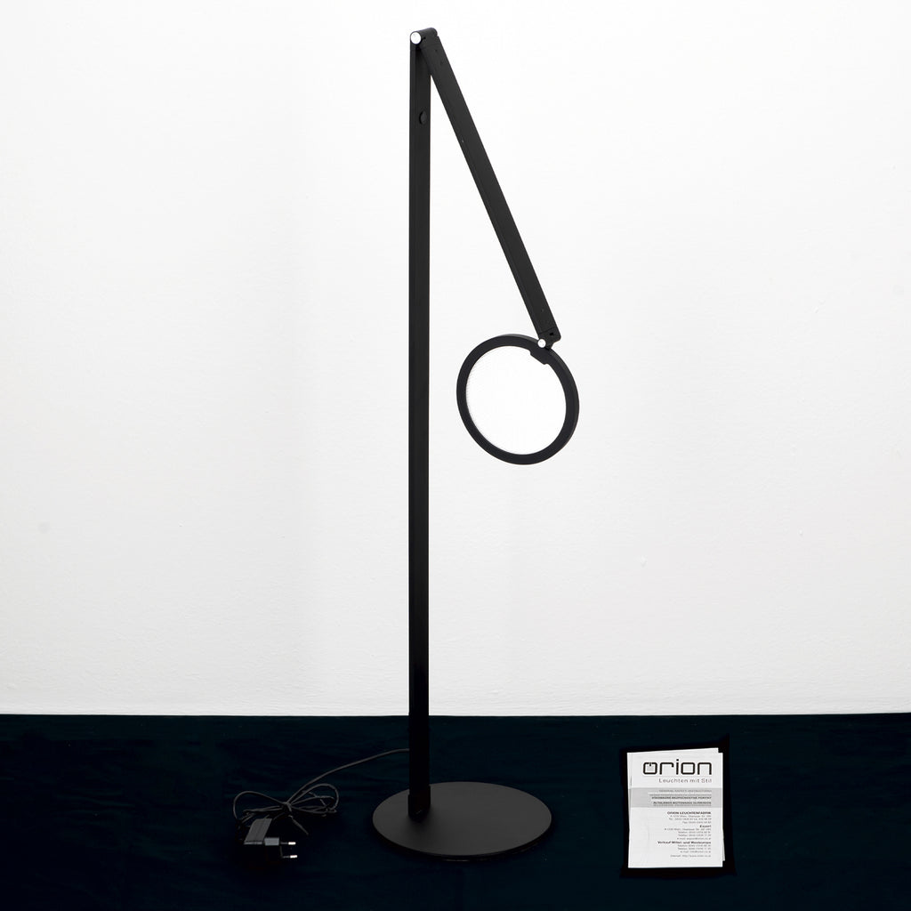LED gulvlampe Fati svart 136 cm med berøringsdimmer