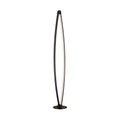 LED gulvlampe Fenga dimbar CCT svart 145 cm forfra