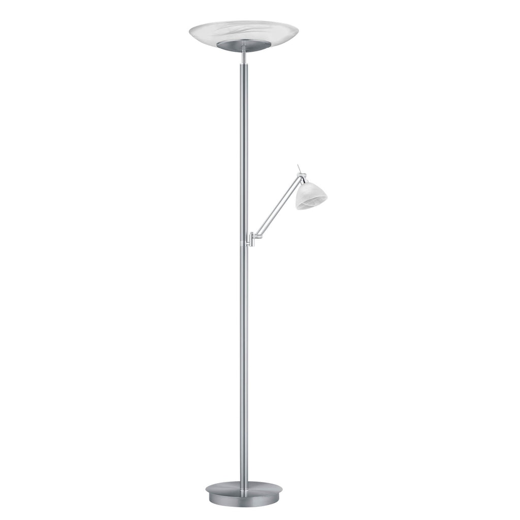 LED gulvlampe Findus dimbar nikkel matt 182 cm bakside