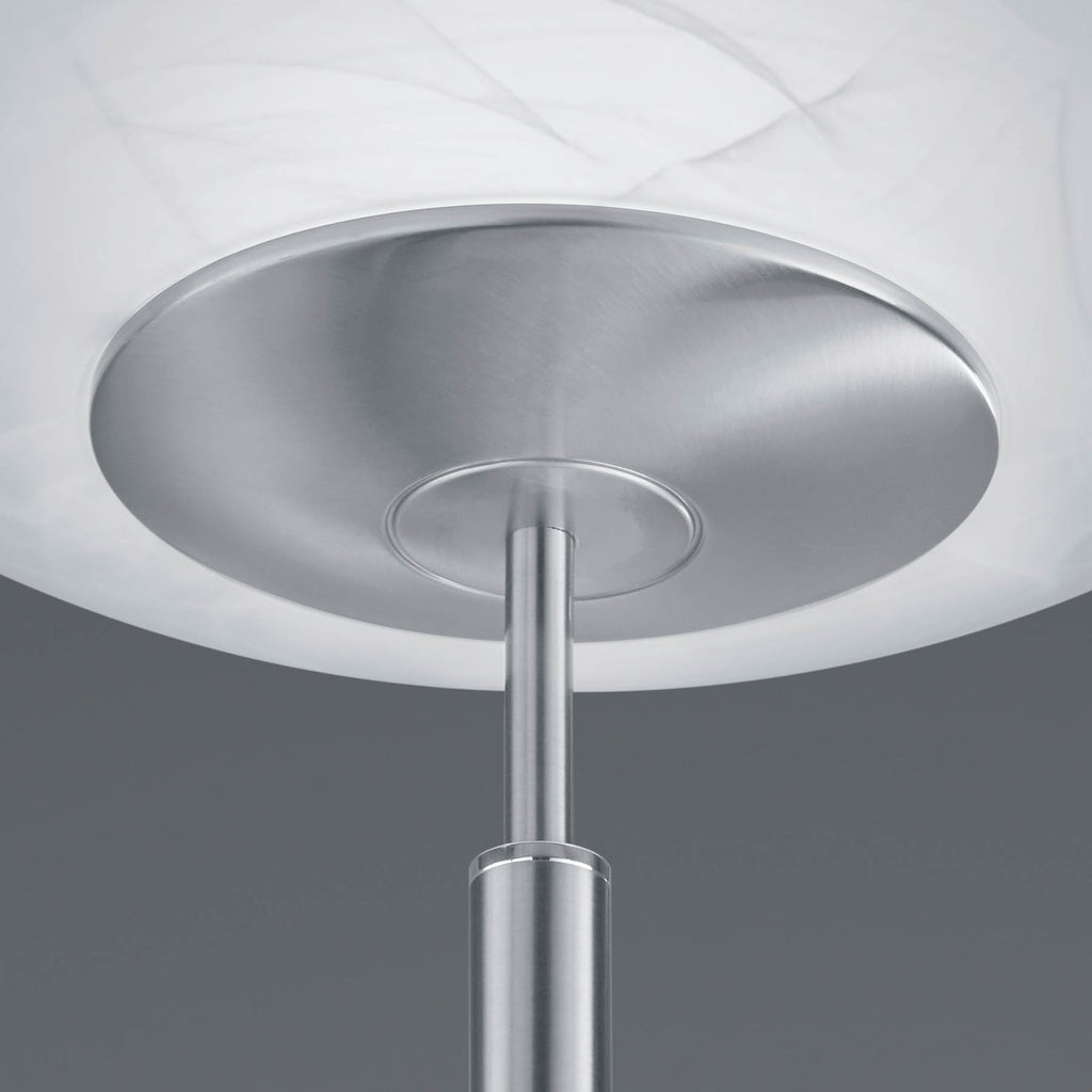 LED gulvlampe Findus dimbar nikkel matt 182 cm detalj av metallramme