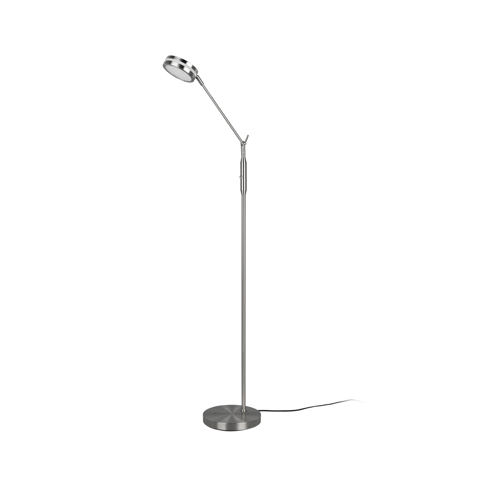 LED gulvlampe Franklin matt nikkel dimbar CCT bakside