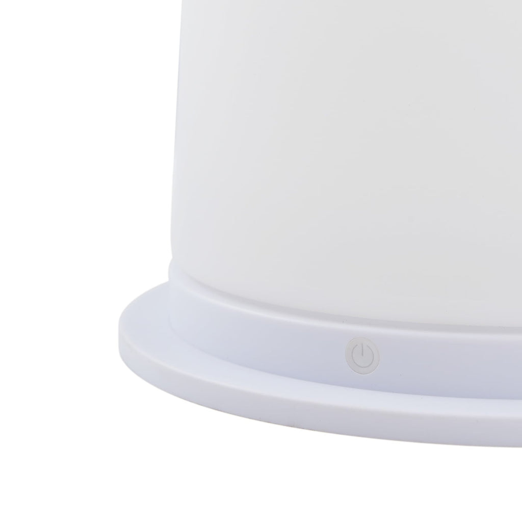 LED gulvlampe Gauri oppladbar dimbar hvit helhetsbilde