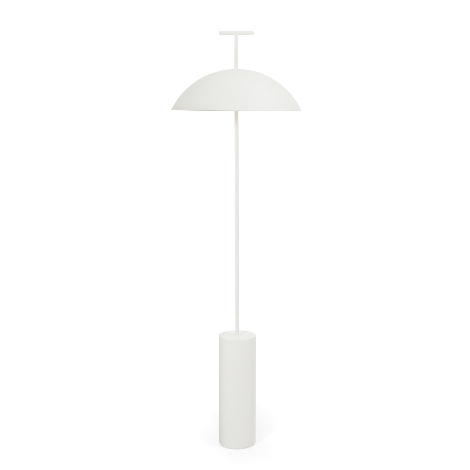 LED gulvlampe Geen-A dimbar hvit stål 132 cm E14 Kartell forfra