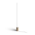 LED gulvlampe Gradient Signe Oak hvit/eik forfra
