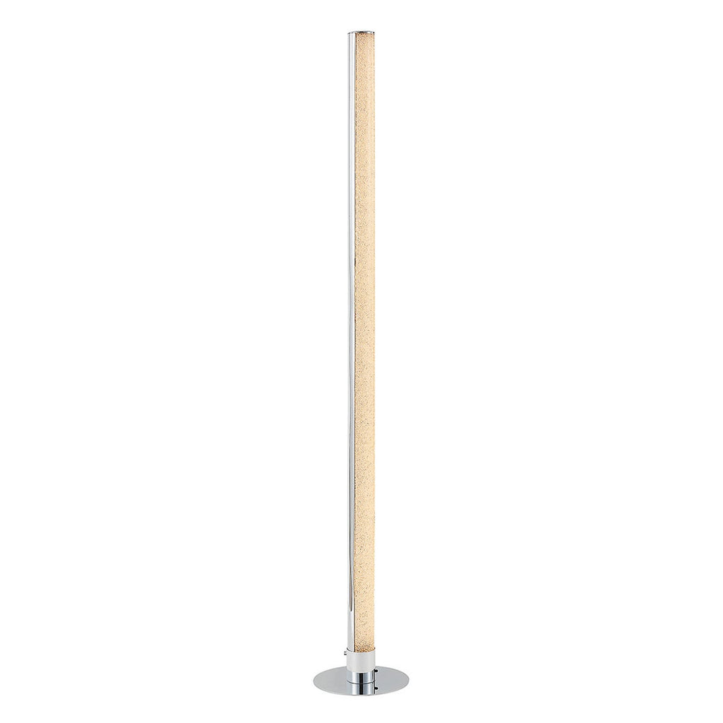 Nærbilde av LED gulvlampe Hadis RGB dimbar med fjernkontroll 120 cm krystallutseende